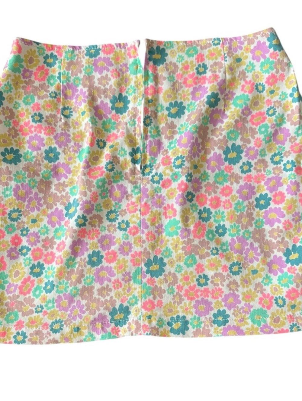 Wild Fable Floral Mini Skirt – Size 6 - Picture 2 of 6